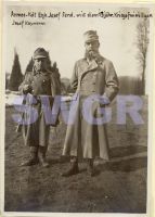 Erzherzog Joseph Ferdinand, Armeekommandant - mit dem jüngsten Kriegsfreiwilligen ( 13 ) der 59er Josef Kaswurm